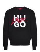 Semou Tops Sweat-shirts & Hoodies Sweat-shirts Black HUGO