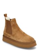 Cph258 Suede Cognac Shoes Chelsea Boots Brown Copenhagen Studios