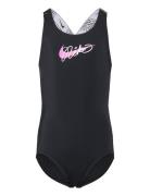 Nike G Crossback Piece Badedrakt Badetøy Black NIKE SWIM