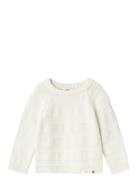 Nmmlarson Ls Knit Lil Tops Knitwear Pullovers Cream Lil'Atelier