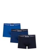 Trunk 3P Bold Boksershorts Navy BOSS