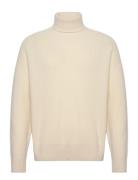 C-Evento Tops Knitwear Turtlenecks Cream BOSS