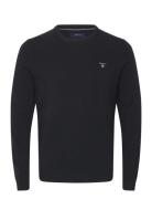 Extrafine Lambswool C-Neck O/S Tops Knitwear Round Necks Black GANT