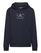 Sweatshirt Tops Sweat-shirts & Hoodies Hoodies Navy EA7