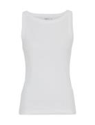 Mschrasmia Sl Top Tops T-shirts & Tops Sleeveless White MSCH Copenhage...