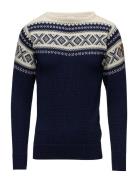 Cortina 1956 Tops Knitwear Round Necks Blue Dale Of Norway