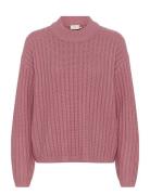 Kabess Pullover Tops Knitwear Jumpers Pink Kaffe