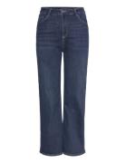 Wa-Jenifer Bottoms Jeans Straight-regular Navy Wasabiconcept