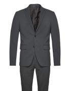 Plain Mens Suit - Normal Lenght Dress Grey Lindbergh