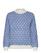 Ihkamara Ls14 Tops Knitwear Jumpers Blue ICHI