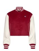 Tjw Crp Varsity Jacket Bomberjakke Red Tommy Jeans