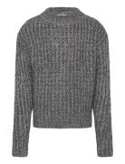 Kogl L/S Multi Melange Knt Tops Knitwear Pullovers Grey Kids Only