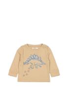 Ted B. Ls Tops T-shirts Long-sleeved T-shirts Beige MarMar Copenhagen