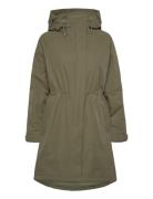 Kaio Jacket Outerwear Parka Coats Khaki Green Makia