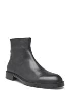 T23-5100 Semskede Boots Snøresko Black TGA By Ahler