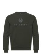 Belstaff Signature Crewneck Sweatshirt Tile Green Designers Sweat-shir...