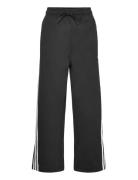 Future Icons Three Stripes Open Hem Pant Bottoms Sweatpants Black Adid...