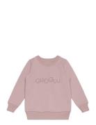 Logo Sweatshirt Tops Sweat-shirts & Hoodies Sweat-shirts Pink Gugguu