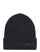 Halo Wool Mix Beanie Accessories Headwear Beanies Black HALO