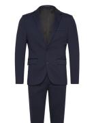 Superflex Suit Dress Navy Lindbergh