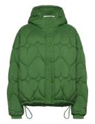 Prisca Short Puffer Fôret Jakke Green Fabienne Chapot