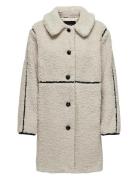 Onlrubi Shearling Coat Otw Outerwear Coats Winter Coats Cream ONLY