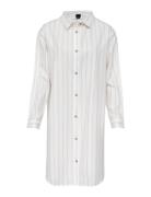 Pilen Yarndyed Flannel Night Shirt Nattkjole White Høie Of Scandinavia