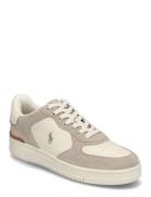 Masters Court Leather-Suede Sneaker Lave Sneakers Beige Polo Ralph Lau...