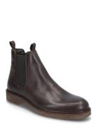 Biaerik Chelsea Boot Tumbled Leather Støvletter Chelsea Boot Brown Bia...