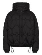 Prisca Short Puffer Fôret Jakke Black Fabienne Chapot