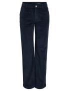 Nmcord Yolanda Nw Wide Leg Corduroy Bottoms Trousers Wide Leg Navy NOI...