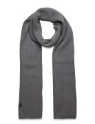 Signature Pony Wool Scarf Accessories Scarves Winter Scarves Grey Polo...