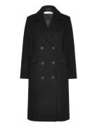 Thoraiw Lapel Coat Outerwear Coats Winter Coats Black InWear