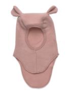 Balaclava Ears Wool Fleece Accessories Headwear Balaclava Pink Hutteli...