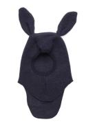 Balaclava Ears Wool Fleece Accessories Headwear Balaclava Navy Hutteli...