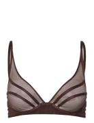 Rianne Up Lingerie Bras & Tops Wired Bras Brown Hunkemöller