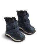 Winterboot Trailor Tex Vinterstøvletter Med Borrelås Navy Wheat