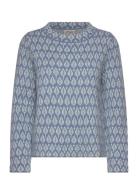 Sarali Jumper Tops Knitwear Jumpers Blue Jumperfabriken