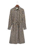 Slim Paisley Shirt Dress Dresses Shirt Dresses Navy GANT