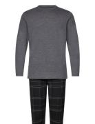 L/S Pant Set Pyjamas Grey Calvin Klein