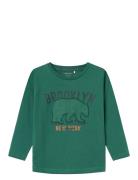 Nmmlasso Ls Top Tops T-shirts Long-sleeved T-shirts Green Name It