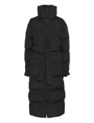 Pinaragz Long Puffer Fôret Kåpe Black Gestuz