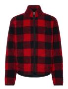 Checked Fleece Jacket Tops Sweat-shirts & Hoodies Fleeces & Midlayers ...