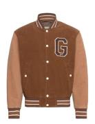 Cord Varsity Jacket Bomberjakke Jakke Brown GANT