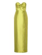 Haley Strapless Maxi Dress Maxikjole Festkjole Green Malina