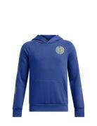 Ua B Rival Flc Spirallogo Hd Tops Sweat-shirts & Hoodies Hoodies Blue ...