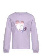 Reversible Sequins Longsleeve Tops T-shirts Long-sleeved T-shirts Purp...