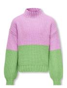 Kogbibba L/S Highneck Knt Tops Knitwear Pullovers Multi/patterned Kids...