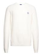 Sonni Tops Knitwear Round Necks White HUGO BLUE