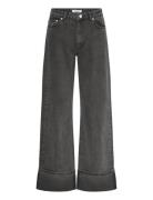 Julina-M Bottoms Jeans Wide Grey MbyM